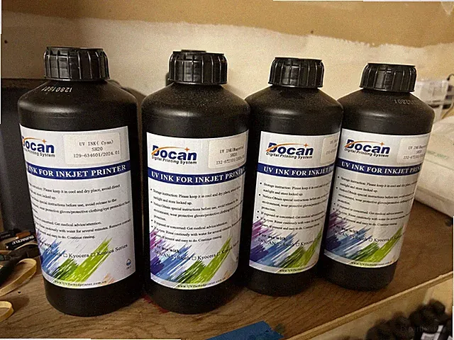 30-40 Bottles Soft/Hard UV Curable Ink for Konica KM Series Printhead UV Printer
