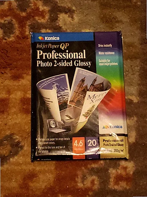 Konica Inkjet Paper QP Professional Photo 2-sided Glossy