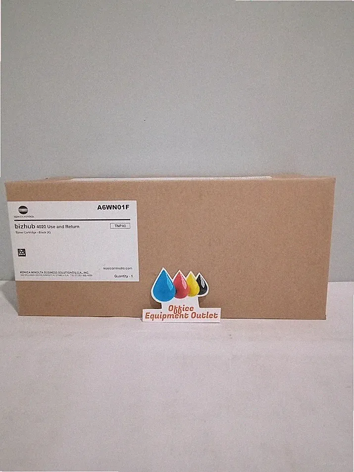 Konica Minolta A6WN01F TNP-40 Black Toner Cartridge