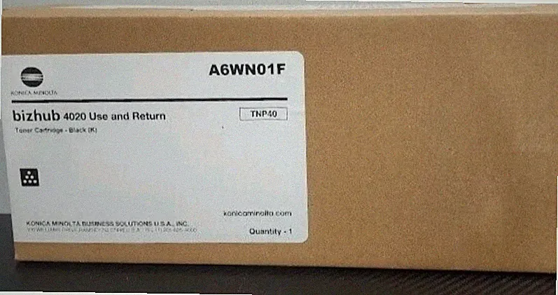 Konica Minolta A6WN01F TNP-40 Black Toner Cartridge FREE UPS GROUND SHIPPING