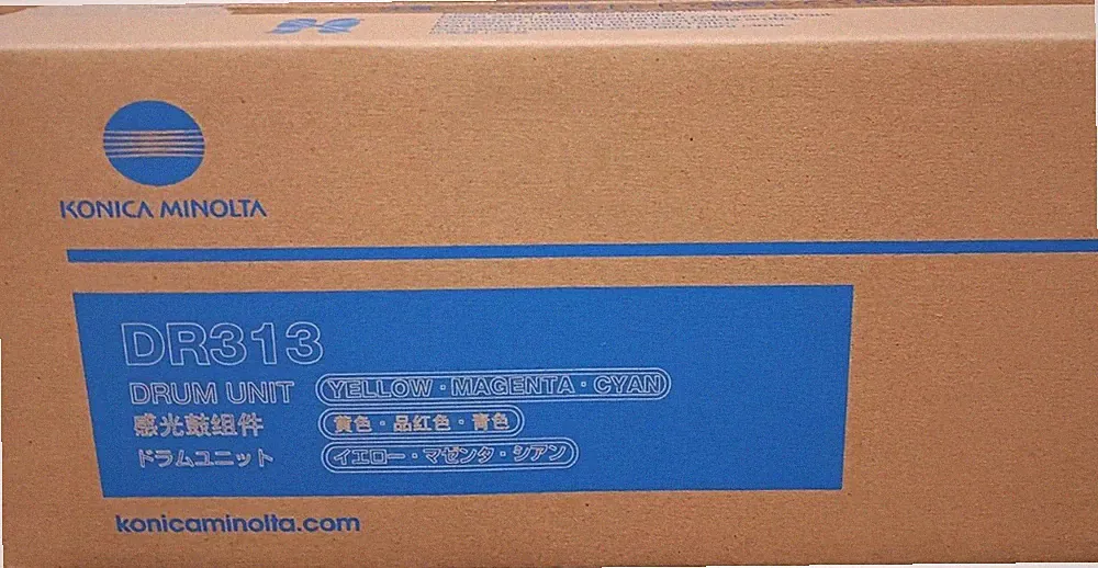 Konica Minolta genuine original dr313 Yellow, Magenta, Cyan