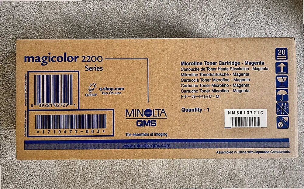 Konica Minolta Magicolor 2200 Microfine Toner Cartridge - Magenta