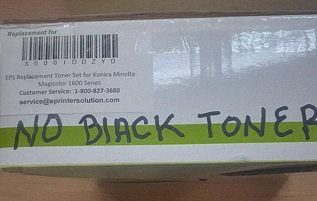 Konica Minolta Replace Yellow, Cyan, & Magenta Kit (NO BLACK) Please Read below