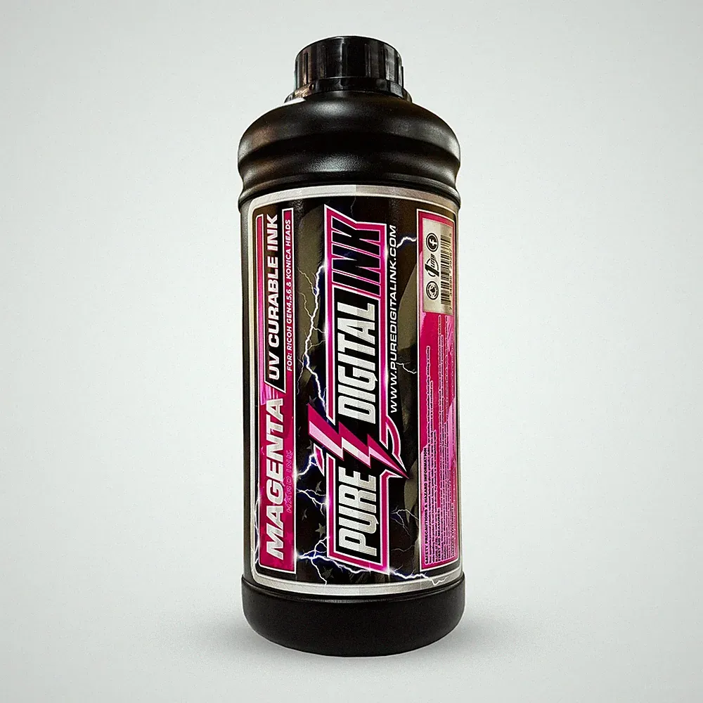 Pure Digital Ink UV MAGENTA 1 liter for Konica & Ricoh Gen 4,5,6 heads